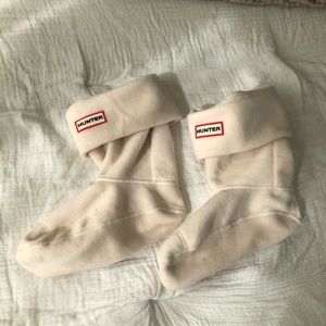 Hunter Cream Boot Socks